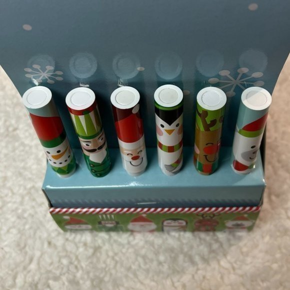 OOLY Holly Jolly Holiday Writers Ink Pen Set of 6 - Picture 2 of 4